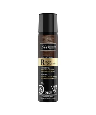 TRESemm Root Touch-Up Hair Spray conceals greys in seconds for dark brown hair temporary hair colour in an aerosol spray 70.8 g