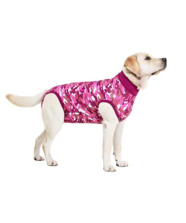 Suitical Recovery Suit Dog M Pink Camouflage Pink/Camouflage M (Pack of 1)