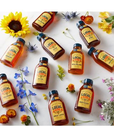 Local Hive Raw Unfiltered Honey 40oz - 100% U.S. Northeast Blend - Buy Online on SooperMarket.com