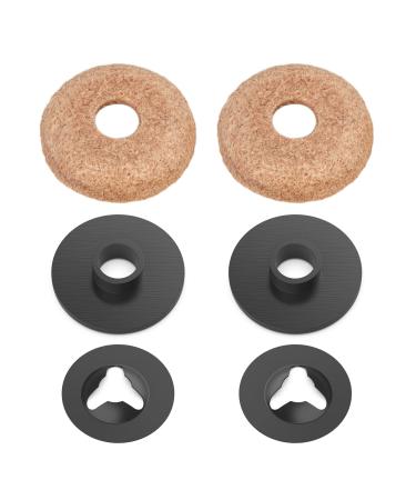 3000005094 For Coleman Lantern Stove Pump Cup Replacement Kit with Leather Pump Cap,Metal Nut and Plastic Cap for Air Seal (Compatible with Coleman Multiple Models)-2 Pack