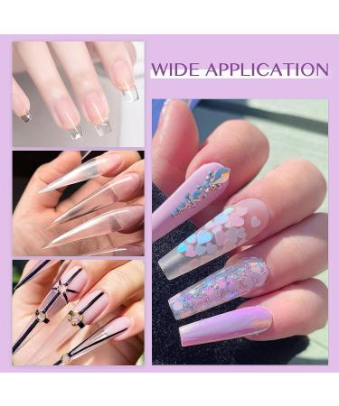 Saviland Clear 5-In-1 Builder Nail Gel Kit for Strengthening, Repair, and Extensions - Home DIY Nail Repair and Strengthening Kit - Buy Online on SooperMarket.com