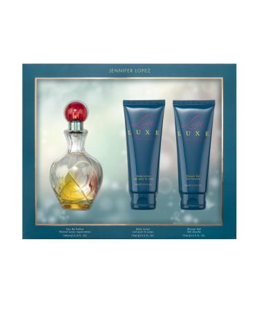 Jennifer Lopez Live Luxe Gift Set | 100 ml (3.4 fl oz) EDT 75 ml (2.5 fl oz) Body Lotion and 75 ml (2.5 fl oz) Shower Gel