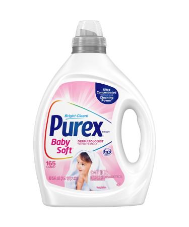 Purex Liquid Laundry Detergent Ultra Concentrated Baby 82.5 Ounce 165 Loads