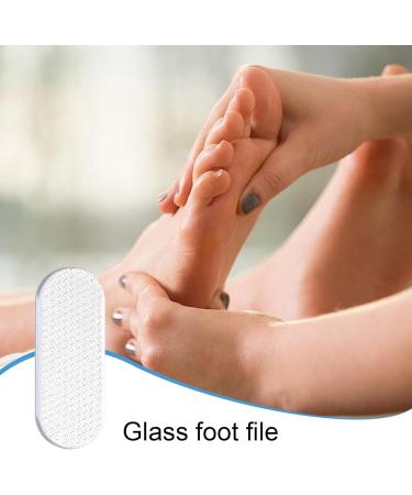 Veeteah Hard Skin Remover - Glass Callus Remover Dry Heels Skin Remover Clear in-Shower Foot Scrubber Callus Remover Pedicure Foot File for Smoothing Feet Dead Skin - Buy Online on SooperMarket.com