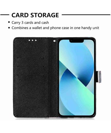 Samsung Galaxy S23 Wallet Case - Glossy PU Leather Shell with 3D Pattern & Card Slots - Stylish Protection - Buy Online on SooperMarket.com
