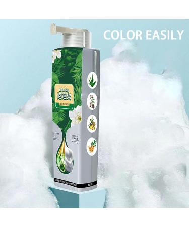 1PC Natural Plant Hair Dye Bubble Plant Hair Dye Plant Based Hair Dye for Gray Hair Coverage Hair Color for Men Women Hair Dyeing Cream Gentle Safe for Scalp & Hair Brown 100ml. - Buy Online on SooperMarket.com