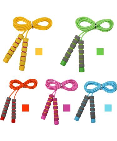 Svkiyang Jumping Rope for Kids (3-12 Years) - Adjustable 260cm Ideal for Fitness & Fun - Purple-Blue - Buy Online on SooperMarket.com