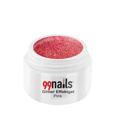 99nails Glitter Effect Gel - Pink 5ml | Buy Internationally | Fast Shipping & Quality Nail Art Supplies - Buy Online on SooperMarket.com