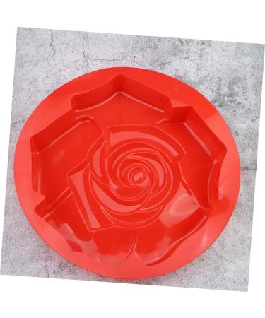 Rose Cake Mold Silicone Cake Moulds Cakesicles Mold Silicone Rose DIY Mold Silicone Candle Mold Silicone Bread Loaf Pan Nonstick Cupcake Tin Crisper Pan Silica Gel Muffin Non Stick 24X24X5CM - Buy Online on SooperMarket.com
