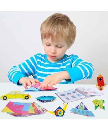 Pigipigi Craft Origami Paper for Kids - 208 Sheets, 54 Patterns, Vivid Colors - Fun Art Projects Kit for 5-12 Year Olds - Perfect Birthday Gift for Boys and Girls - Educational Toy - Buy Online on SooperMarket.com