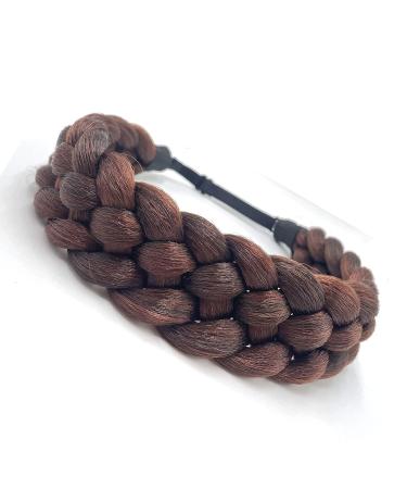 STHEJFB Braided Headband - Wide Chunky Bohemian Style for Women - Dark Brown - Buy Online on SooperMarket.com