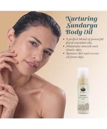 Shankara Sundarya Body Oil - Jasmine Ylang Rose Geranium Aloe Vera | 30ml Moisturizing Oil for Skin & Mind - Buy Online for Men & Women - Buy Online on SooperMarket.com