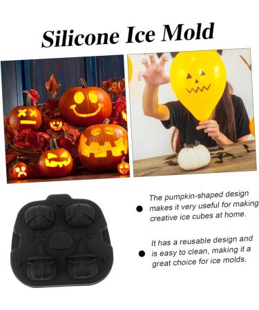 ABOOFAN 1pc Pumpkin Ice Tray Tool Tray Fondant Molds Silicone Ice Reusable Ice Mold Chocolate Forming Box - Buy Online on SooperMarket.com