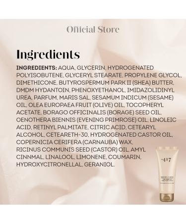 417 Dead Sea Cosmetics Anti-Aging Hand Cream | Intensive Non-Greasy Formula for Dry Cracked Skin | Essential Vitamins & Oils from the Dead Sea | 3.4 oz - Buy Online on SooperMarket.com