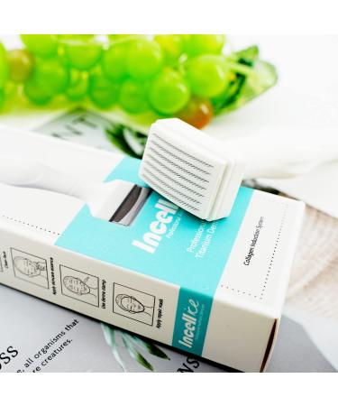 Professional Microneedle Derma Stamp for Hair & Beard Growth - 175 Titanium Pins for Face, Skin Care - Men and Women Home Use | 1.0mm - Buy Online on SooperMarket.com
