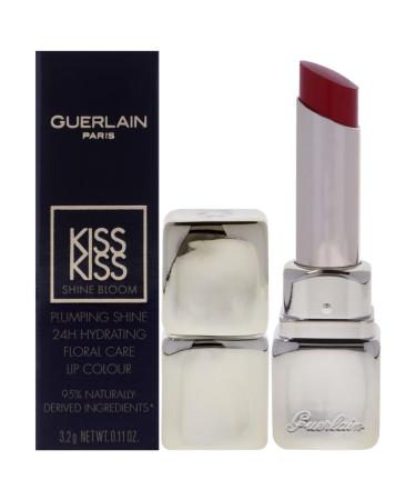 Guerlain Kiss Kiss Shine Bloom Lipstick - 775 Poppy Kiss for Women - 0.11 oz Lipstick