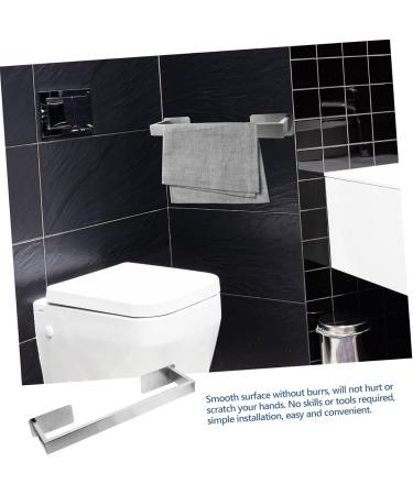 ABOOFAN Towel Rack Shower Door Wall Mounted Hooks Bathroom Furniture Self Adhesive Towel Bar Set No Punching - Buy Online on SooperMarket.com