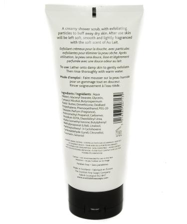 Scottish Fine Soaps Co. Au Lait Exfoliating Body Scrub 7 fl oz | Luxurious Skincare - Buy Online on SooperMarket.com