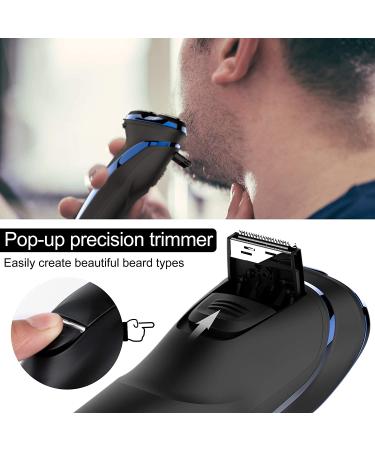 Hatteker Electric Shaver for Men - Cordless Rotary Razor with Pop-up Trimmer - Buy Online on SooperMarket.com