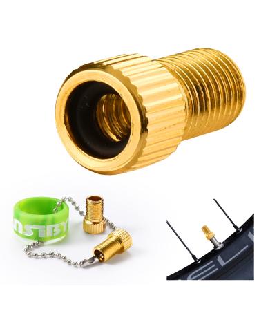 Pansiby bicycle valve adapter bicycle valve adapter DV & SV French dunlop with keychain Sclaverand Dunlop valve on Auto AV Autoventil Schrader Presta for bicycles