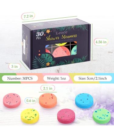 Leoce Shower Steamers - 30 PCS | Aromatherapy Shower Tablets for Relaxation - Buy Online on SooperMarket.com