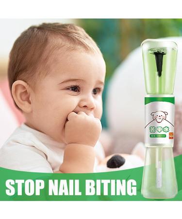 No Bite Nail Polish | 10ml Bitter Tasting Anti-Biting Nail Polish - Mild and Safe Nail Biting Stop Tool for Children Adults Teenagers of All Ages - Buy Online on SooperMarket.com
