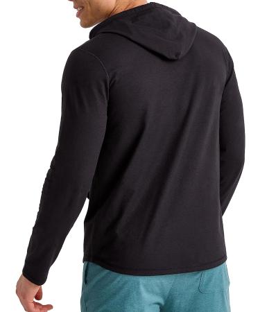 Hanes Originals Men's Pullover Hoodie - Tri-Blend Jersey Large Black - Buy Online on SooperMarket.com