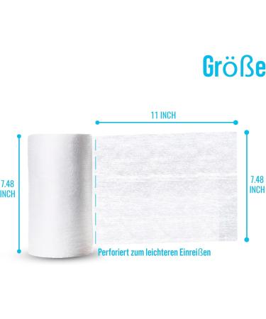 JM Baby Diaper Inserts - 100% Biodegradable Bamboo Cloth Diaper Insert Fragrance & Chlorine Free 2-Pack (100 Sheets) - Buy Online on SooperMarket.com