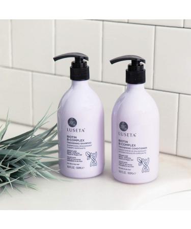 Luseta Biotin B-Complex Thickening Shampoo | Hair Growth Treatment with Caffeine & Argan Oil | For All Hair Types | 33.8oz - Buy Online on SooperMarket.com