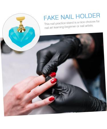 Mikinona 4 Sets Nail Holder Nail Stand Nail Tip Holders Nail Art Base Nail Art Tool Nail Tip Display Stand Nail Art Stand Nail Display Stand Nail Practice Stand Tool for Nail Art - Buy Online on SooperMarket.com