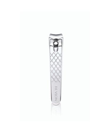 Nail Clipper by Revlon, Nail Care Tools, Curved Blade & Foldaway Nail File for Trimming & Grooming, Easy to Use (Pack of 1)
