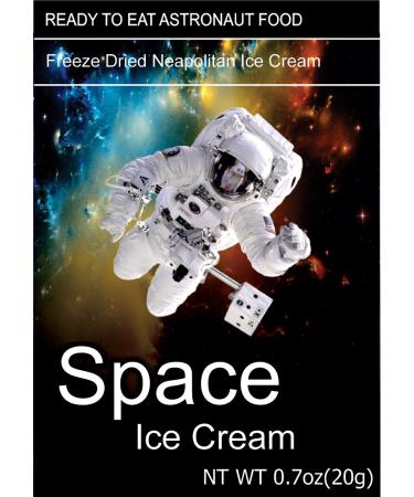 Space Ice Cream 1 Count (Neapolitan) Neapolitan Space