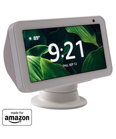 Made for Amazon Tilt + Swivel Stand, for the Echo Show 8 (2021 Release) White