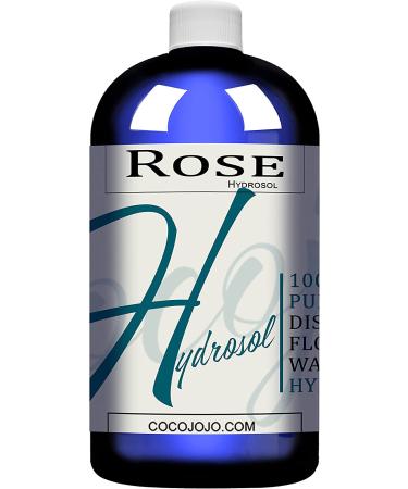 Pure & Natural Rose Hydrosol Water Spray Toner 32 oz - Face & Body Hydrating Mist for All Skin Types - Cleansing & Hydration - COCOJOJO - Buy Online on SooperMarket.com