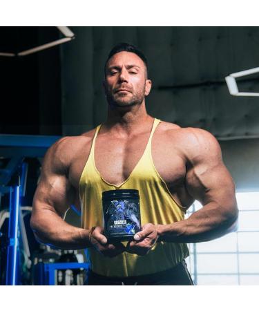 RYSE Noel Deyzel x Godzilla Pre Workout | Intense Pumps Energy & Focus | Citrulline & Beta Alanine | 400mg Total Caffeine | 40 Servings (Blue Raspberry) - Buy Online on SooperMarket.com