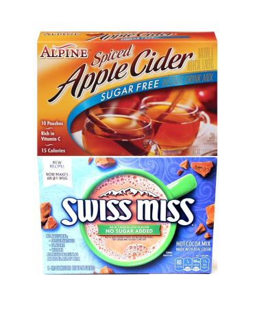 Sugar Free Apple Cider and No Sugar Added Hot Chocolate Bundle