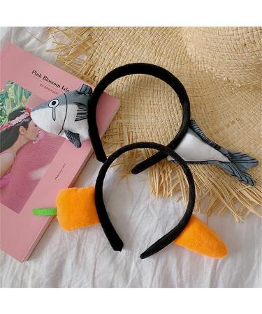 Buy WBTY Funny Carrot Hair Band - Colorful Washable Headband for Girls | Fits All Head Sizes | Unique Salty Fish Design - Buy Online on SooperMarket.com