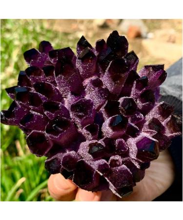 Crystals 1pc Natural Amethyst Violet Ghost Phantom Quartz Crystal Cluster Specimen Pray Home Decor degaussing Stone Collection (Size : 610-700g) - Buy Online on SooperMarket.com