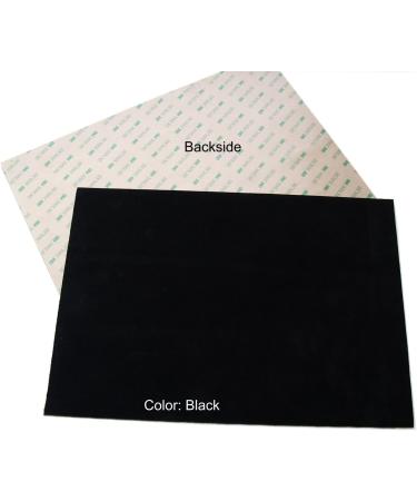 Premium Self-Adhesive Suede Sheet for DIY Dance Shoe Soles - 8.5x12, Black - Buy Online on SooperMarket.com