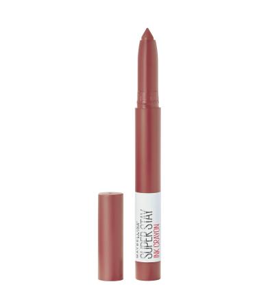 Maybelline Super Stay Ink Crayon Lipstick Makeup  Precision Tip Matte Lip Crayon with Built-in Sharpener  Longwear Up To 8Hrs  Enjoy The View  Red Brown  1 Count ENJOY THE VIEW 0.04 Ounce (Pack of 1)