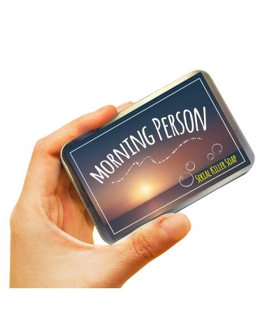Shop Morning Person Serial Killer Soap - Handcrafted Black Soap with Activated Charcoal for Men & Women - Made in the USA - International Shipping Available - Buy Online on SooperMarket.com