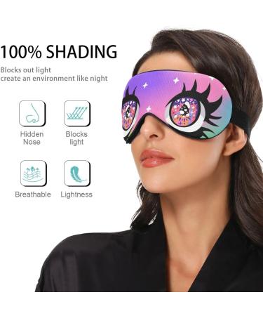 Haskirky Light Blocking Breathable Eye Mask for Deep Sleep - Adjustable Adult Men and Women Travel Mask for Business Trips, Yoga, Meditation - Comfortable and Smooth Office Goodies - Buy Online on SooperMarket.com