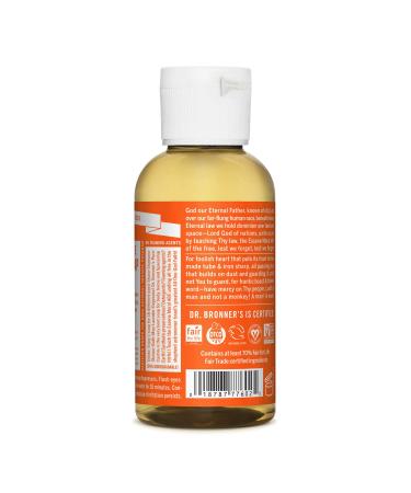 Dr. Bronner's Liquid Soap - Tea Tree 60 ml | Natural Antibacterial Cleanser - International Shipping Available - Buy Online on SooperMarket.com