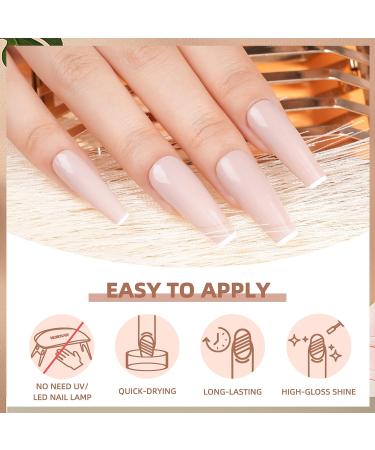 Morovan Dip Powder Nail Kit Starter - 8 Colors Brown Dipping Kit for Salon-Worthy Nails at Home - Buy Online on SooperMarket.com