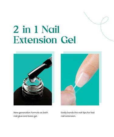 Beetles Nail Tips and Glue Gel Kit with 500 Coffin Nails - Fast DIY Halloween Nail Art - UV LED Lamp Included - Buy Online on SooperMarket.com