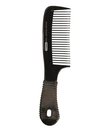 TITANIA handle comb rubber handle approx. 20.5 cm black 1 pack (1 x 47 g)