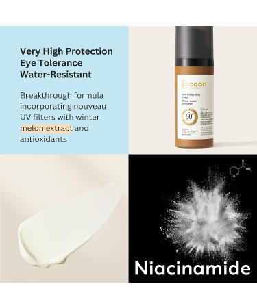 Cocoon Winter Melon Sunscreen - 1.69 fl oz | SPF 50+ Protection - Buy Online on SooperMarket.com