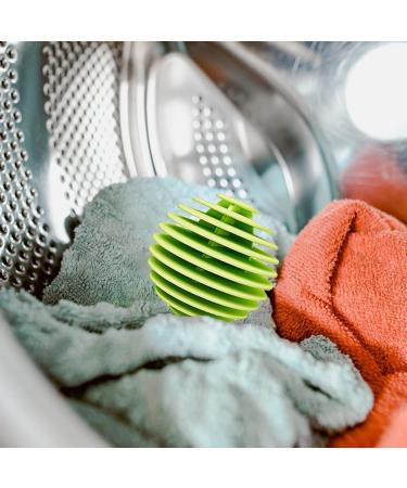 Laundry Balls for Dryer - Laundry Scrubbing Balls Multi-Layer Vane Laundry Balls Anti-tangling Reusable Scrubbing Balls Anti Static Efficient Washer Balls for Quick Drying Welts Green - Buy Online on SooperMarket.com