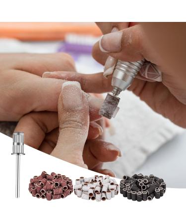 210 Pcs Sanding Bands For Nail Drill Sanding Bands 80# 120# 180# Multi-Colored Nail Drill Sanding Bands With Boxed Nail Sanding Bands Removing Acrylic Gel for Manicures & Pedicure - Buy Online on SooperMarket.com
