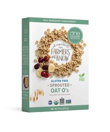 One Degree Organic Foods Sprouted Oat Oâs  Non-GMO  USDA Organic Oat Cereal  8 oz.  6 pack Oat O's 8 Ounce (Pack of 6) - Buy Online on SooperMarket.com